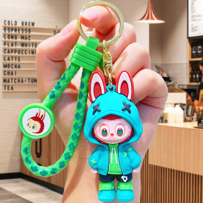 Wholesale Cartoon figurine keychain small gift book, bag, pendant