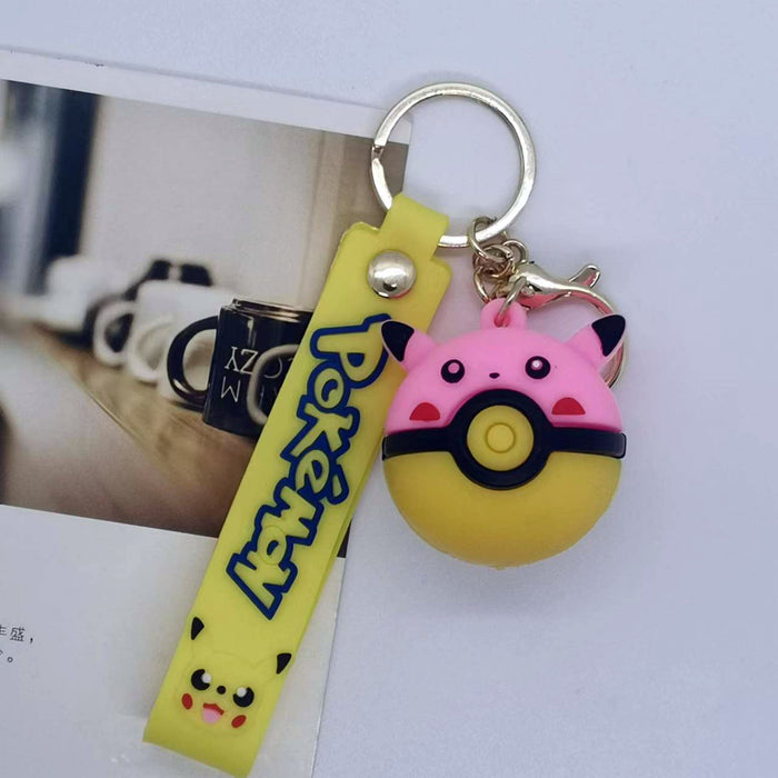 Wholesale Cartoon without lights elf ball key chain pendant bag car key chain accessories gift