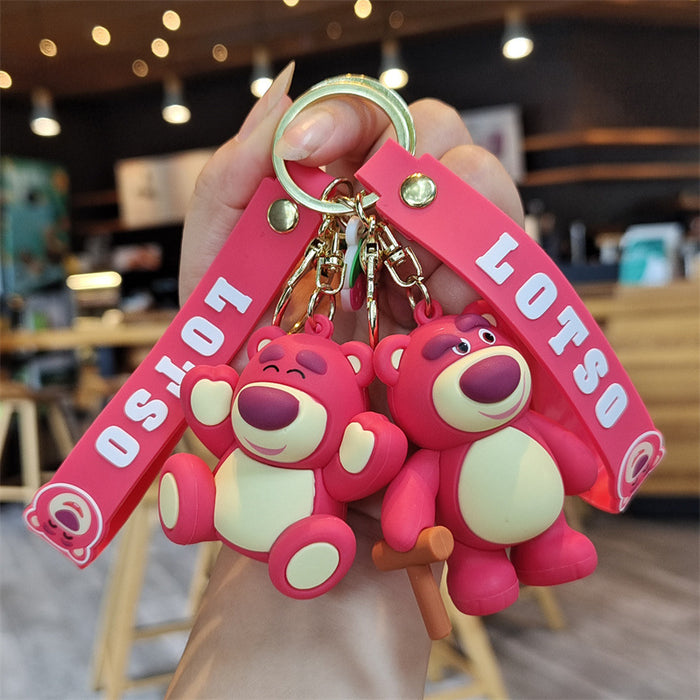 Wholesale Cartoon Silicone Doll Keychain JDC-KC-ZhuoRan014