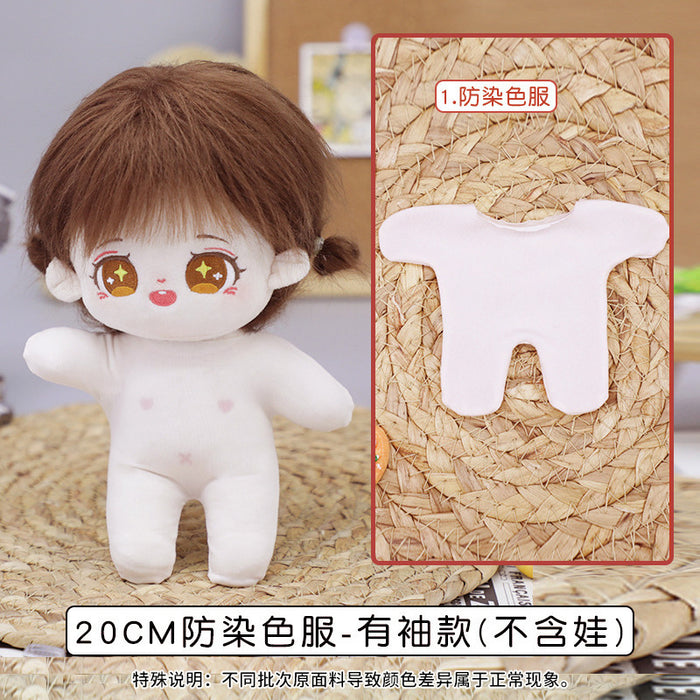 Wholesale Cotton Doll Ultra-Thin Anti-Dying Clothing Cotton Bjd High Elastic Bottoming Clothes Dress up Doll Elastic 20cm Baby Clothes