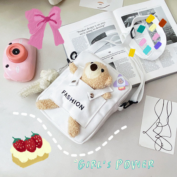 Wholesale Cute canvas bag crossbody new style with personality