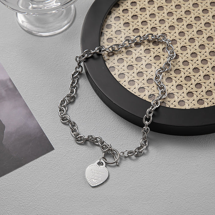 Wholesale New personalized cherry pendant collarbone chain punk necklace