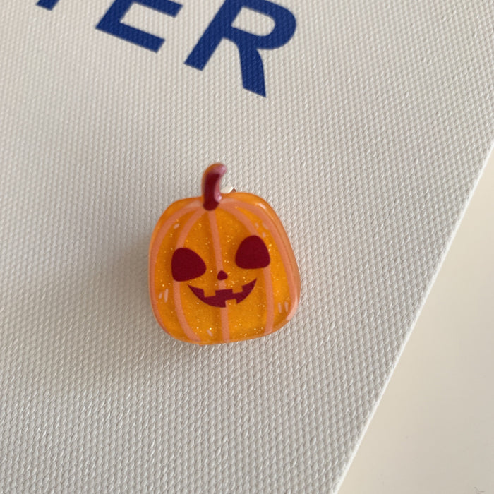 Wholesale  Acrylic Hair Claw Clip Fun Ghost Pumpkin Bat Design Fashion Hair Accessory Boutique Resale