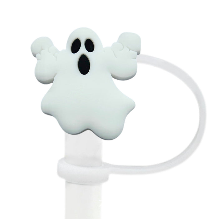 Wholesale 10pcs  doll straw cap straw dust cap dust cover personalized drink straw cover cross-border