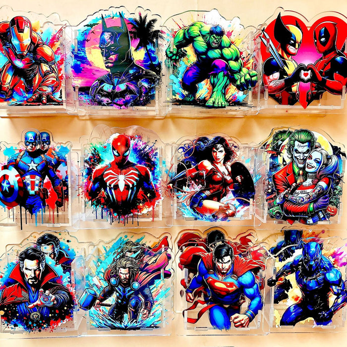 Wholesale Plastic Super Hero Acrylic Pencil Case  JDC-PC-MangH006