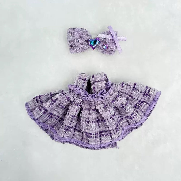 Wholesale Vinyl doll clothes change cute sweet skirt