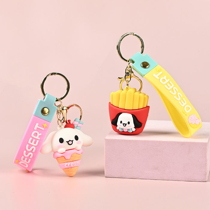 Wholesale Cartoon Cute PVC Soft Keychain Pendant Fashion Accessory Gift MOQ≥10
