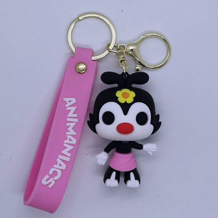 Wholesale Creative cartoon Dalmatian keychain pendant bag car keychain accessories gift