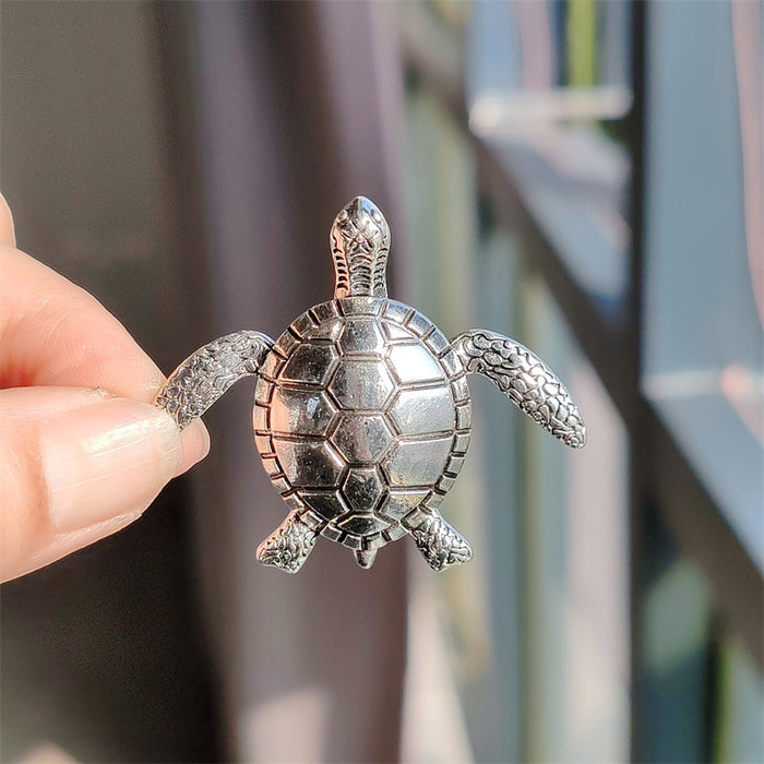 Wholesale Turtle Animal Brooch Diamond-Encrusted Oil-Drip Accessories