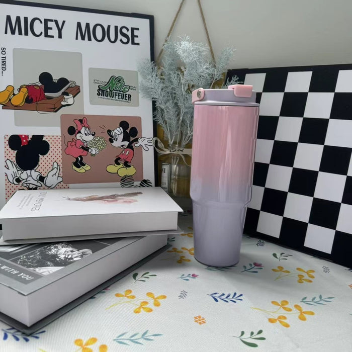 Wholesale stainless steel thermos cup cartoon animation ice cup outdoor portable car cup