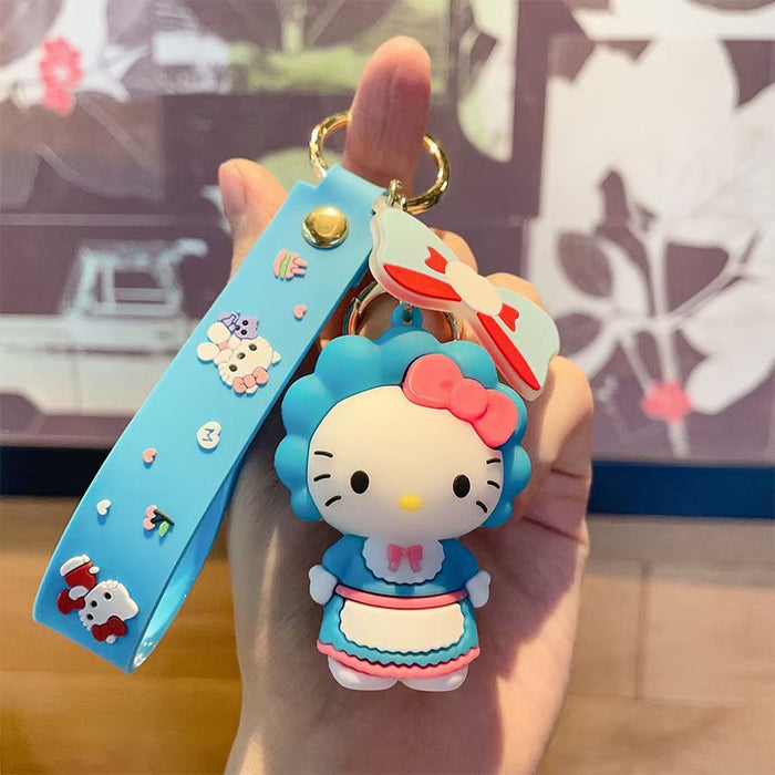Wholesale Keychain Cartoon Anime PVC Doll Bag Pendant Car Keychain Creative Gift