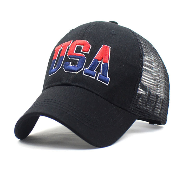 Wholesale Embroidered baseball cap with the letters USA