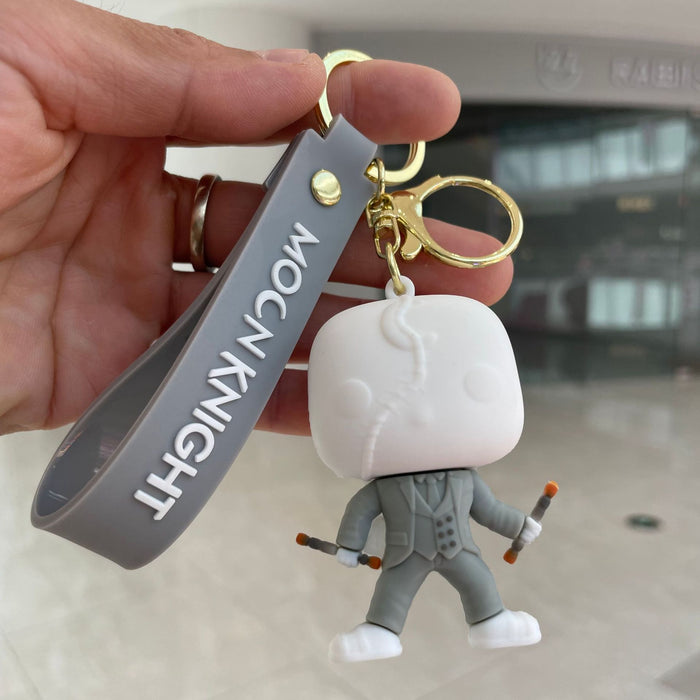 Wholesale Cross border drop glue figurine pendant, bag hanging decoration, car keychain, keychain wholesale