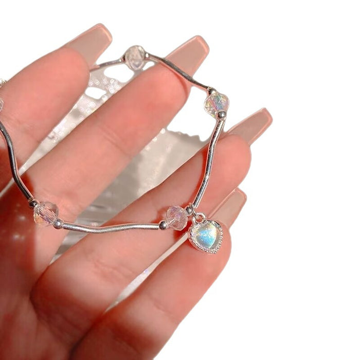 Wholesale Love colored bead bracelet with bead high-end feel bracelet