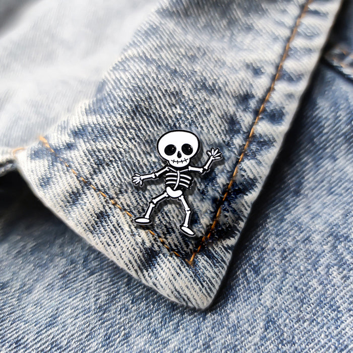 Wholesale  cartoon pumpkin head skull brooch cute sweet Ghost Owl n pin badge