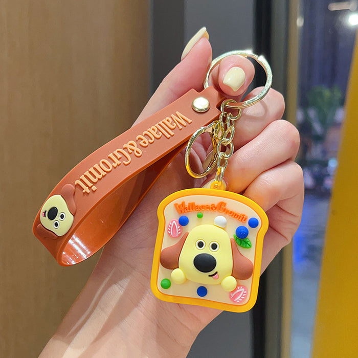 Wholesale Cartoon cute keychain for bags and cars