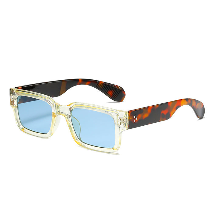 Wholesale  color matching box sunglasses sun protection personalized sunglasses rivet sunglasses