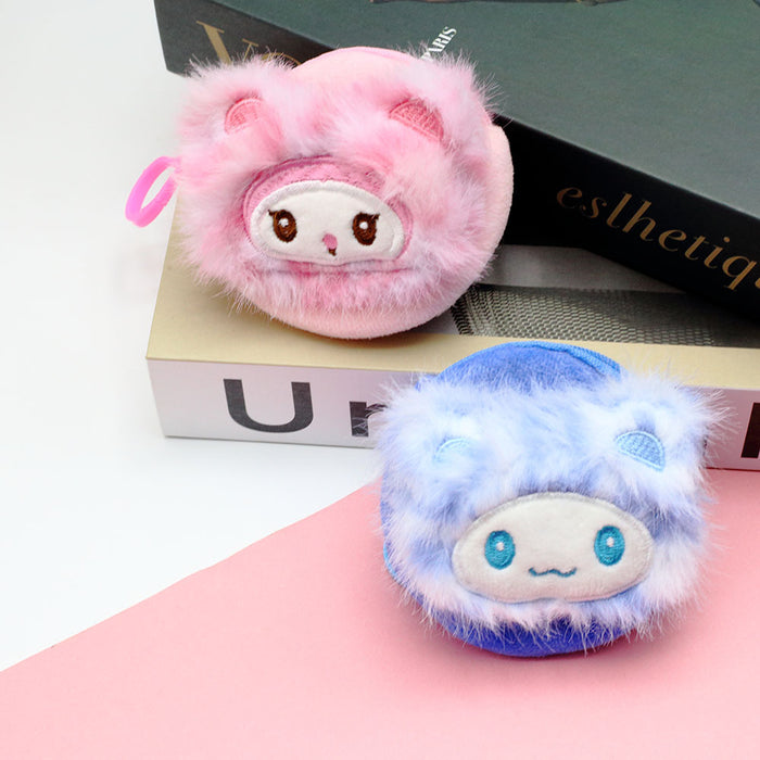 Wholesale Plush Coin Purse with Cat Ear Hood