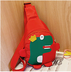 Wholesale Cartoon children's bag dinosaur children's chest bag cute girl backpack boy baby diagonal bag