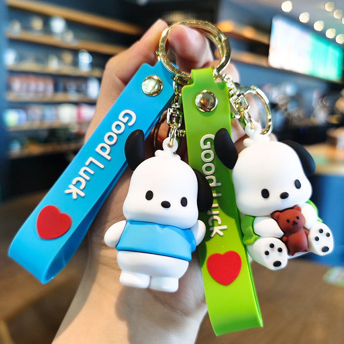 Wholesale Cartoon Doll 3D Rubber Keychain JDC-KC-Tingm066