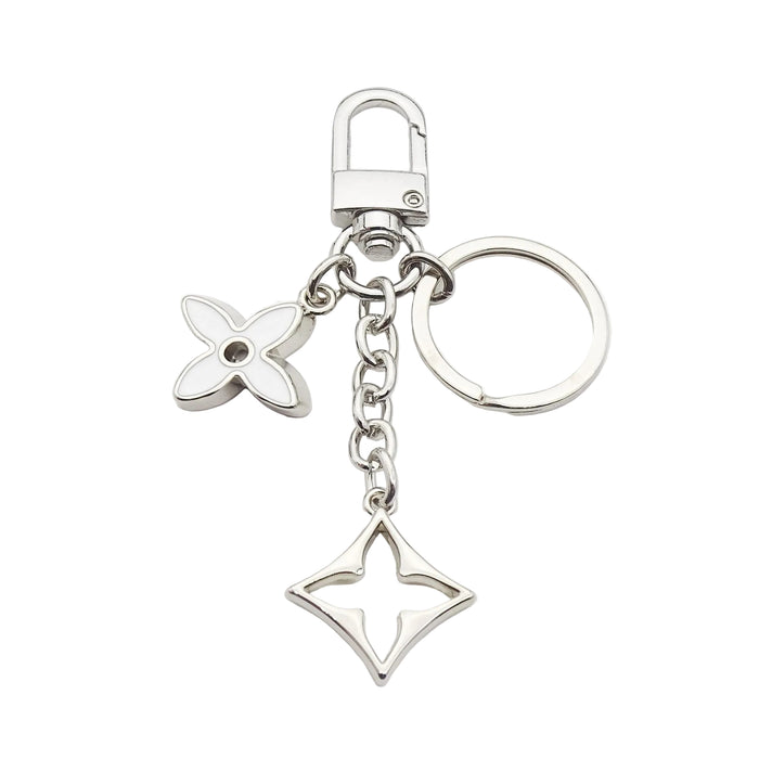 Wholesale Four-leaf clover bag charm metal keychain