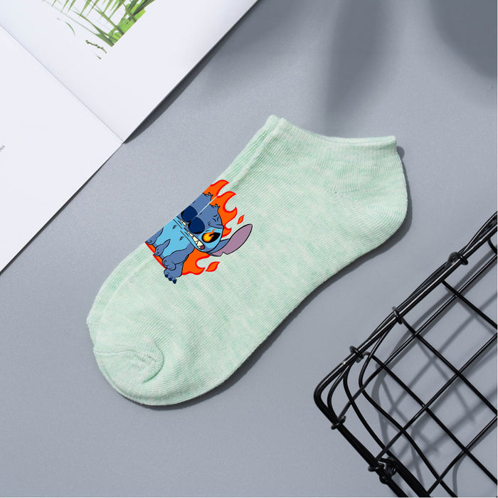 Wholesale Cartoon Short Cotton Socks JDC-SK-WuDuomei005