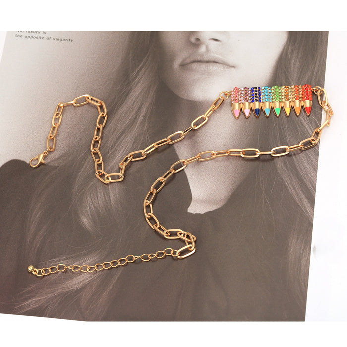 Wholesale Cartoon Fashion European and American Popular Pastoral Style Colorful Rhinestone