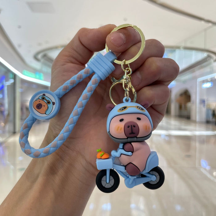 Wholesale Keychain Cartoon Dolphin Doll Bag Pendant Car Pendant Couple Exquisite Small Gift Wholesale