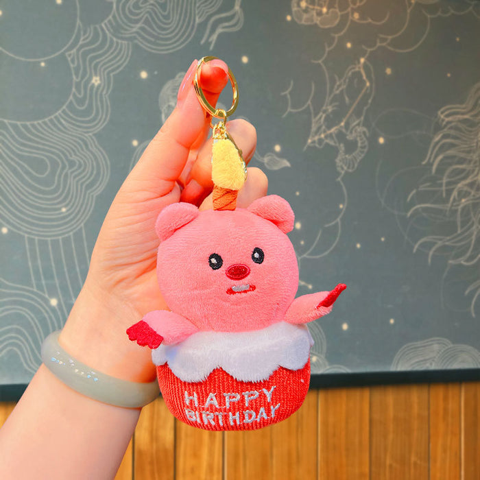 Wholesale Cartoon Cake Plush Doll Keychain JDC-KC-JuJi033