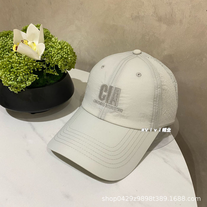Wholesale Casual thin embroidered letter baseball cap street fashion big head circumference duck tongue cap wholesale