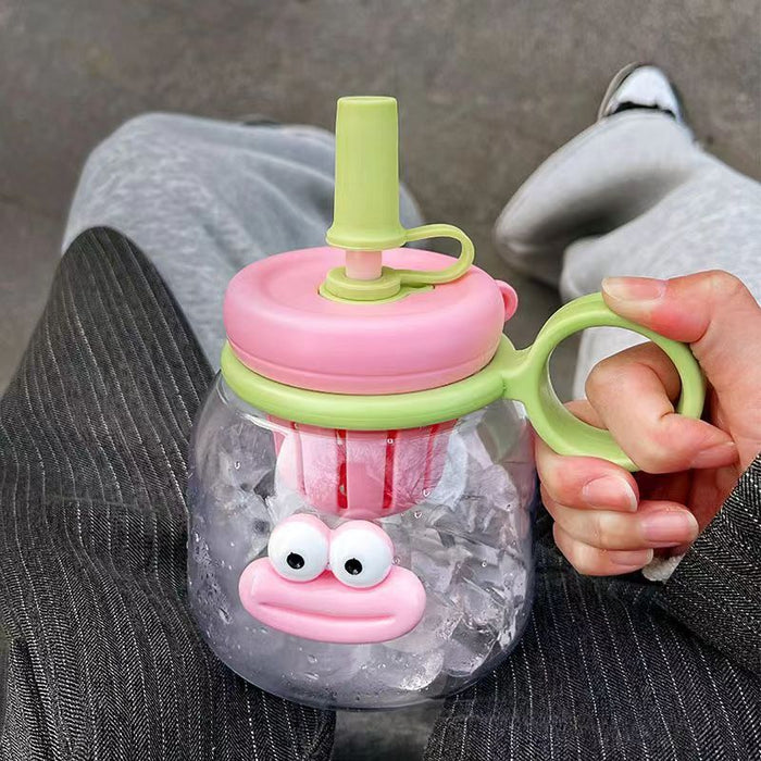 Wholesale Plastic large-capacity straw belly cup