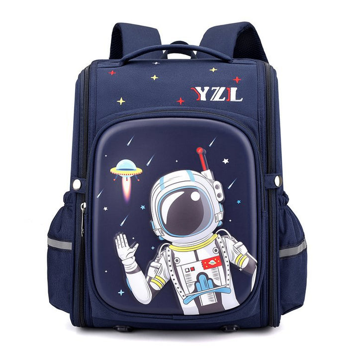 Wholesale Oxford Cloth Lightweight Burden-reducing Spine-protecting Large-capacity Children's Backpack JDC-BP-YuanDuo093