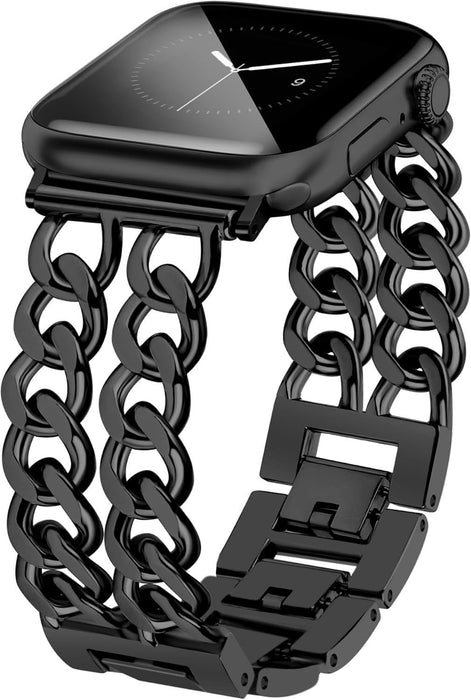 Wholesale iwatch10th generation double row denim chain