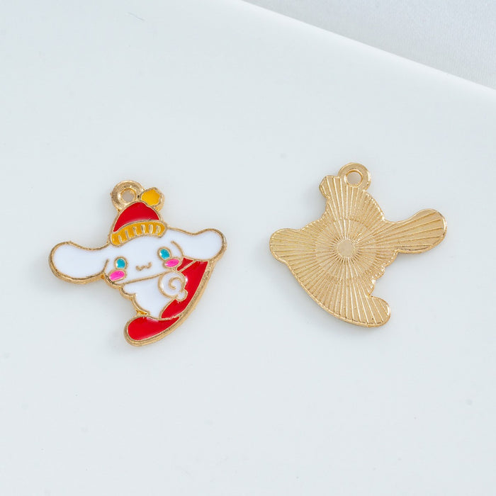 Wholesale 20 pcs Cute Cartoon DIY Alloy Oil Droplets Pendant Accessories