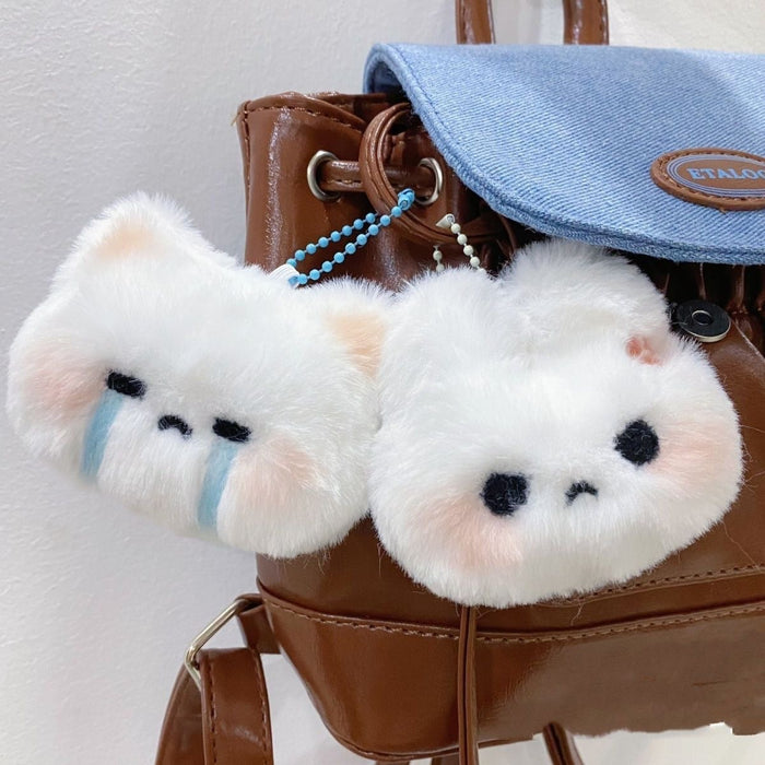 Wholesale Cute sweetheart rabbit plush toy pendant student schoolbag bag decoration chain super cute keychain gift