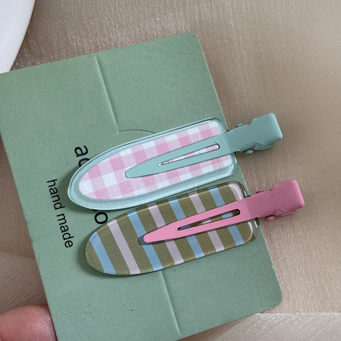 Wholesale 2-piece/set juice series hairpin clip seamless hairpin hair accessories glitter bangs clip