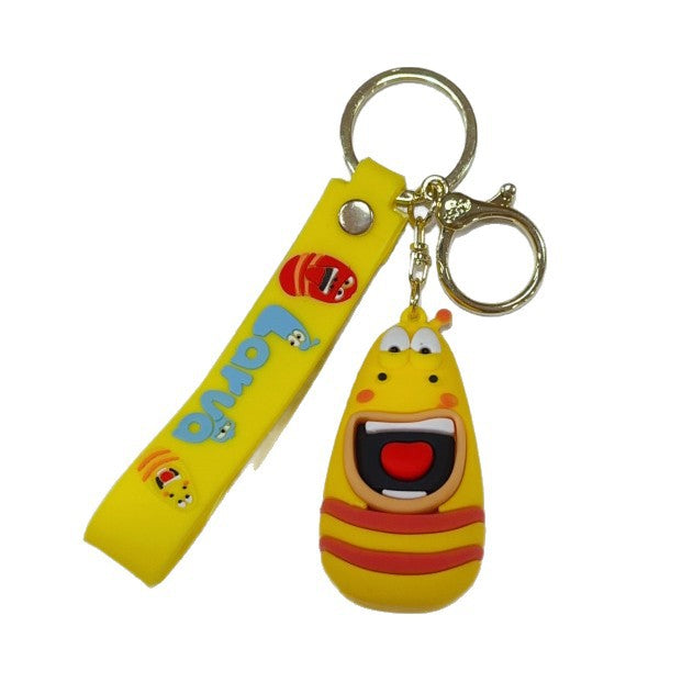 Wholesale Cartoon Bug Keychain PVC Red Backpack Charm Boutique Gift
