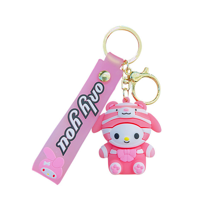 Wholesale Cartoon Doll Silicone Keychain JDC-KC-MingT281