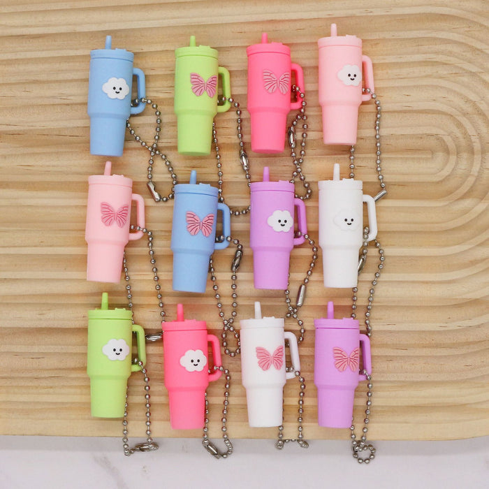 Wholesale Keychain Pendant Ice Bully Cup Key Chain Water Cup Decoration Accessories
