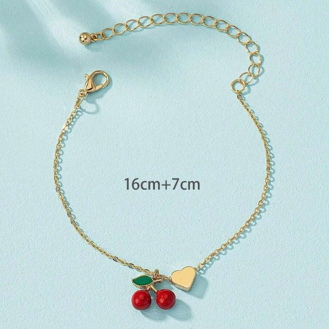 Wholesale Cherry Pendant Bracelet Bracelet