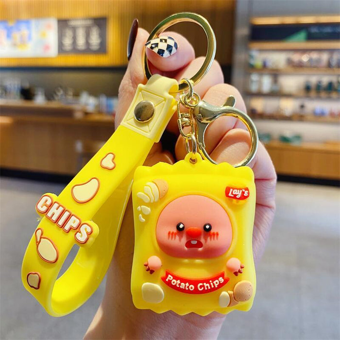 Wholesale Resin Cute Doll Keychain JDC-KC-XingLao001