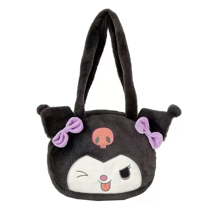 Wholesale Plush Bag cute cartoon girl shoulder bag large capacity handbag bunny girl bag