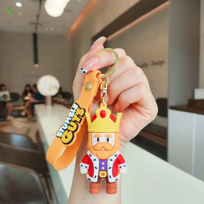 Wholesale Cartoon Game PVC Soft Glue Keychain JDC-KC-JinB029