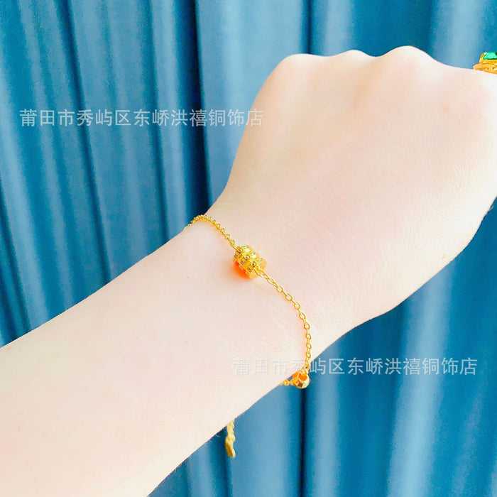 Wholesale Brass gold-plated temperament bracelet fashionable electroplating versatile hand jewelry
