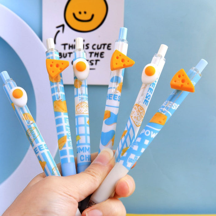 Wholesale 0. 5mm Push-Action Pen with Cartoon Resin Embellishment