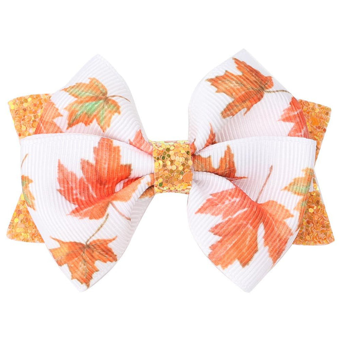 Wholesale Children's Bow Hairpin Ribbed Ribbon JDC-HD-Danz001