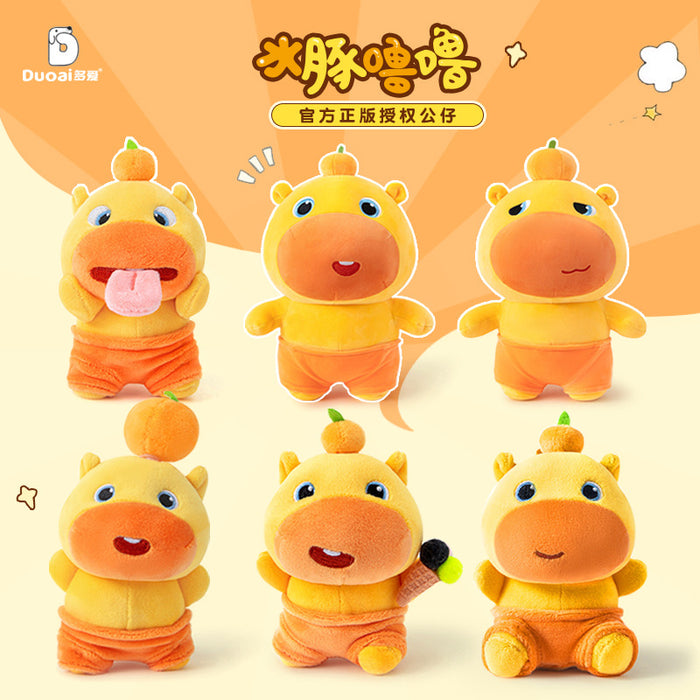 Wholesale Capybara Stuffed Keychain Doll School Bag Pendant Cute Cartoon