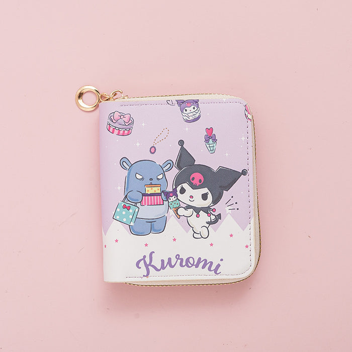 Wholesale Cute Cartoon Print Short Kids Wallet