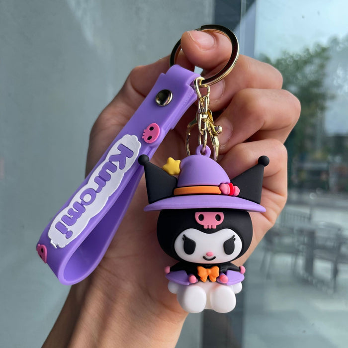 Wholesale Keychain soft rubber figurine pendant decoration