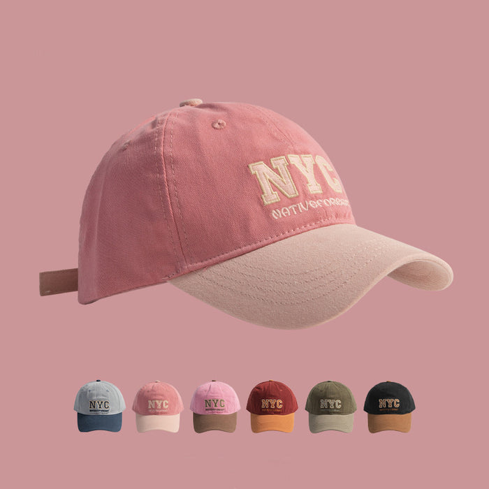 Wholesale Baseball Cap Fashion Contrast Color  Embroidery  hat